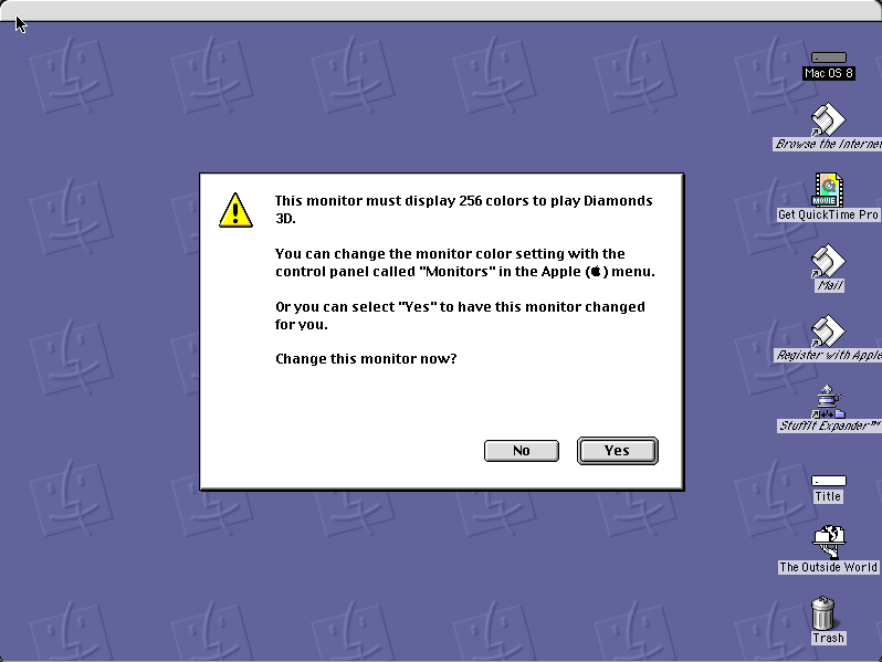 Diamonds 3D running in a browser tab
