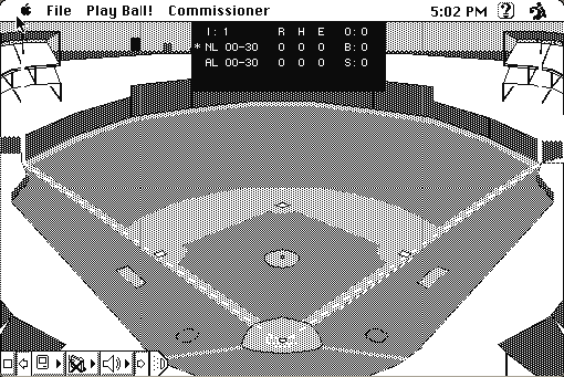 Earl Weaver Baseball running in a browser tab