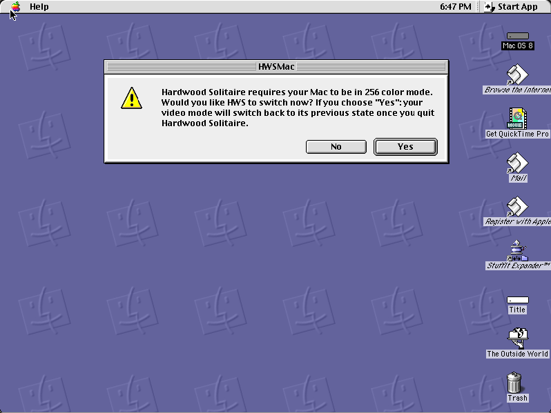 Hardwood Solitaire II running in a browser tab