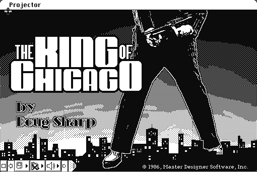 The King of Chicago running in a browser tab