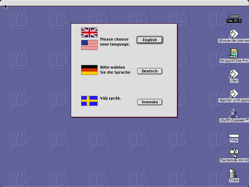 MacDo running in a browser tab