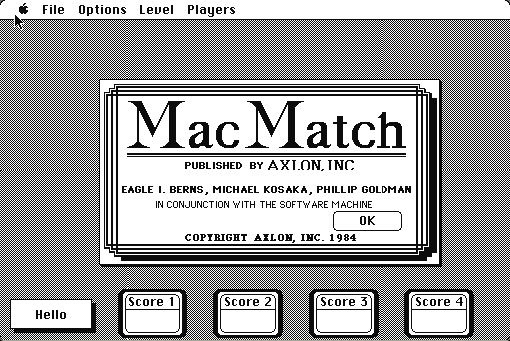MacMatch running in a browser tab