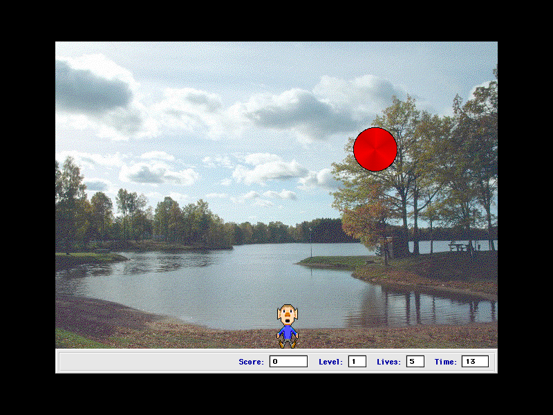 Screenshot of Zap'T'Balls II (Richard F. Bannister, 1994) running on an emulated Power Macintosh 9500